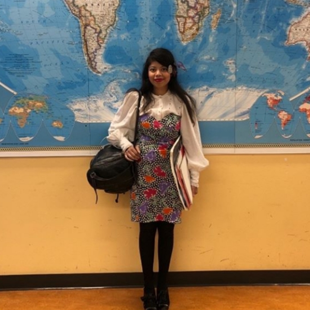 Vintage Silk 1970's Dress